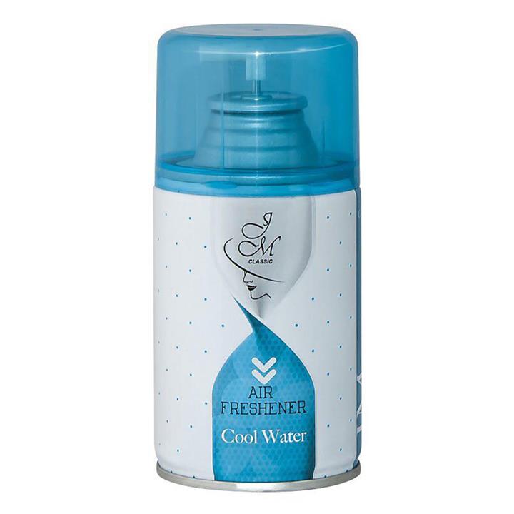 یدک اسپری خوشبوکننده خودکار جی ام مدل Cool Water حجم 300 میلی لیتر JM Cool Water 300ml Automatic Air Freshener Refill Spray